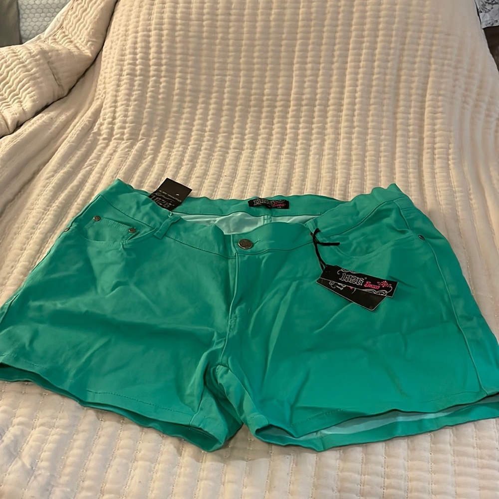 Teal Shorts Size 20 NWT and lots of stretch for comfort